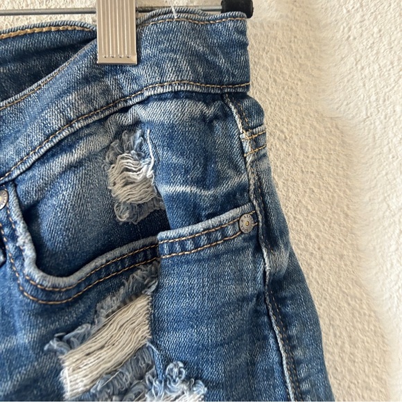 Rock & Republic Hula Denim Shorts Summer Vacation Beach Western Women’s 16 Blue - Picture 3 of 12